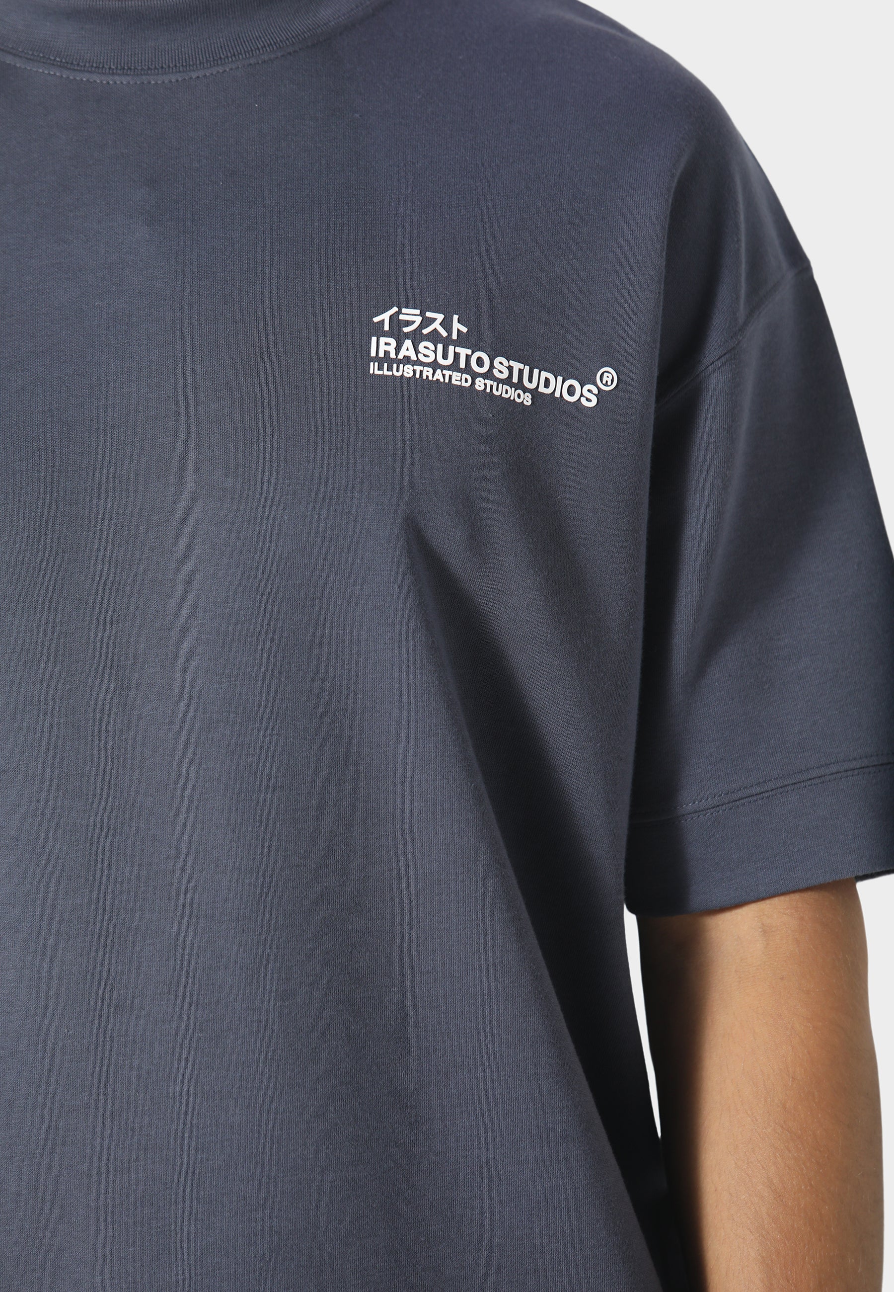 Irasuto Studios Crane Sea Blue T-Shirt